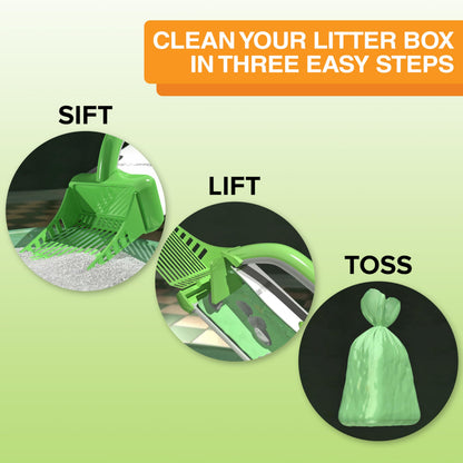 Neater Pet Brands Neater Scooper XL Cat Litter Scoop, 195 Refill Box