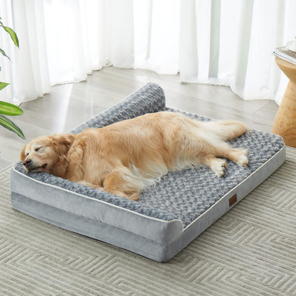 BFPETHOME Orthopedic Dog Beds for Large Dogs-Waterproof Sofa Dog Bed