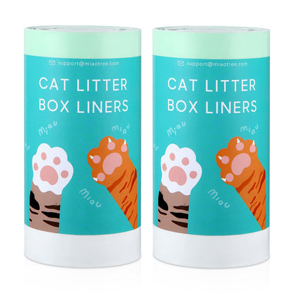 20 Count Jumbo Cat litter Box Liners, 46" x 19" Extra Large Heavy Tray