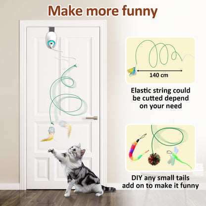 Mdupw Cat Toys for Indoor Cats,Interactive Door Hanging Teaser