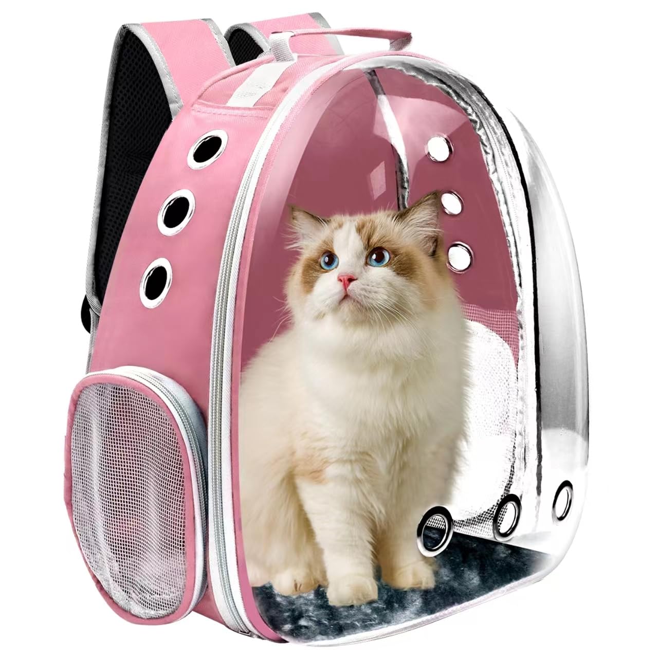 Cat Backpack Carrier, Pet Cat Carrier with Ventilated Design Carrier
