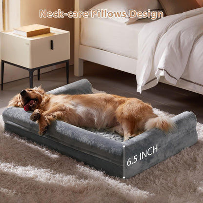 BFPETHOME Dog Beds for Large Dogs, Orthopedic Dog Bed