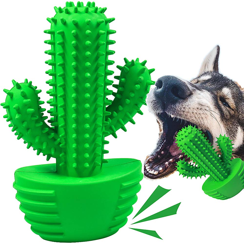Pamlulu Dog Chew Toys Dog Toothbrush Stick Teeth Cleaning Brush Chew
