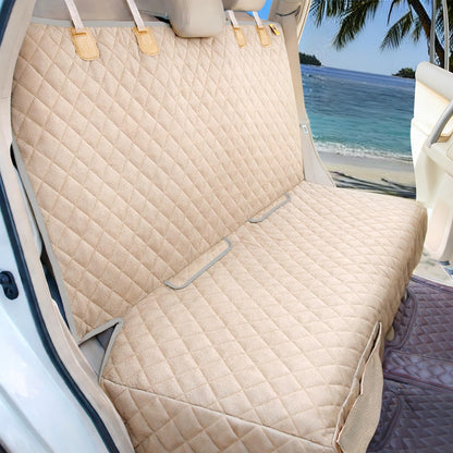 Bark Lover Dog Car Seat Cover for Back Seat Waterproof Backseat Seat