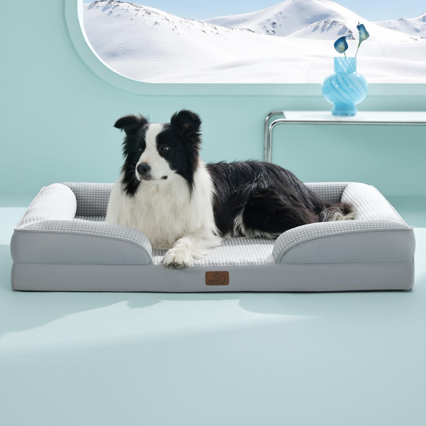 Bedsure Cooling Dog Beds Large Sized Dog Orthopedic Large Dog Bed