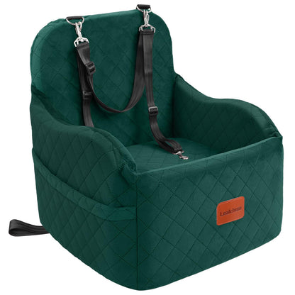 Lealchum Dog Booster Car Seat for Small/Medium Dogs, Elevated Seat