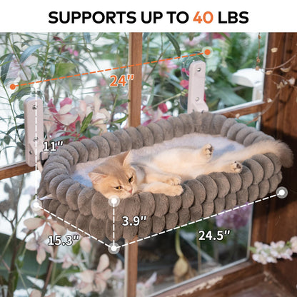 CHEERPALS Cat Window Perch for Indoor Cats Hammock for Window Bed