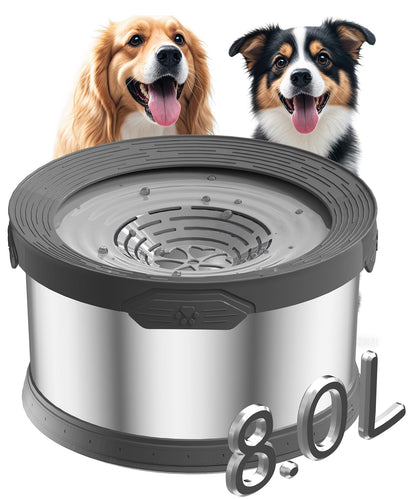 Dog Water Bowl No Spill Stainless Steel Water Bowl