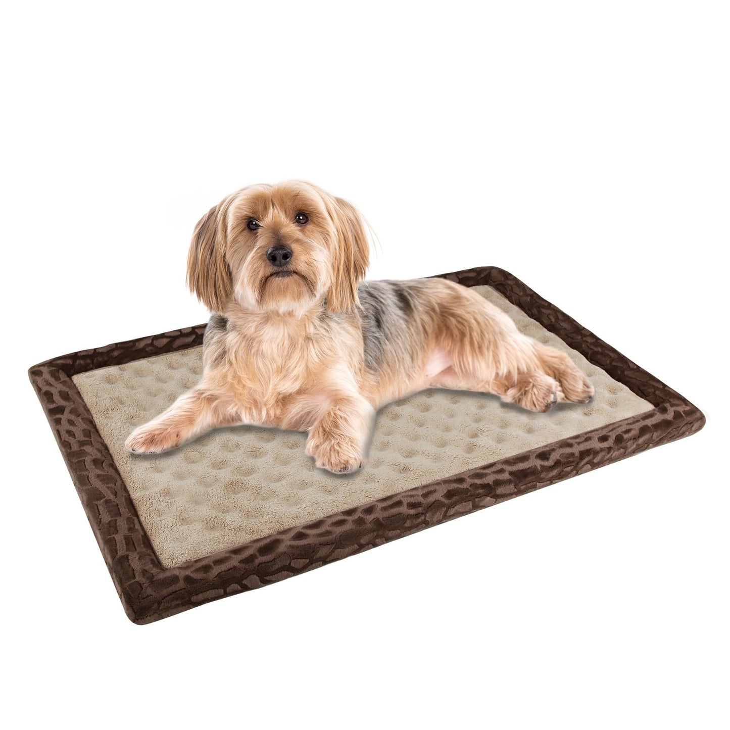 PAGGED Dog Crate Pad Memory Foam Dog Bed Mat Crate