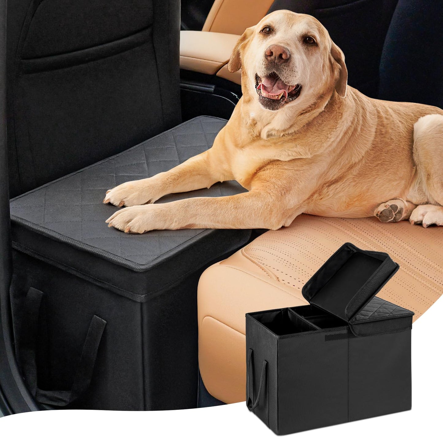 UNICITII Car Seat Extender for Large Dogs, Back Seat Extender Seat