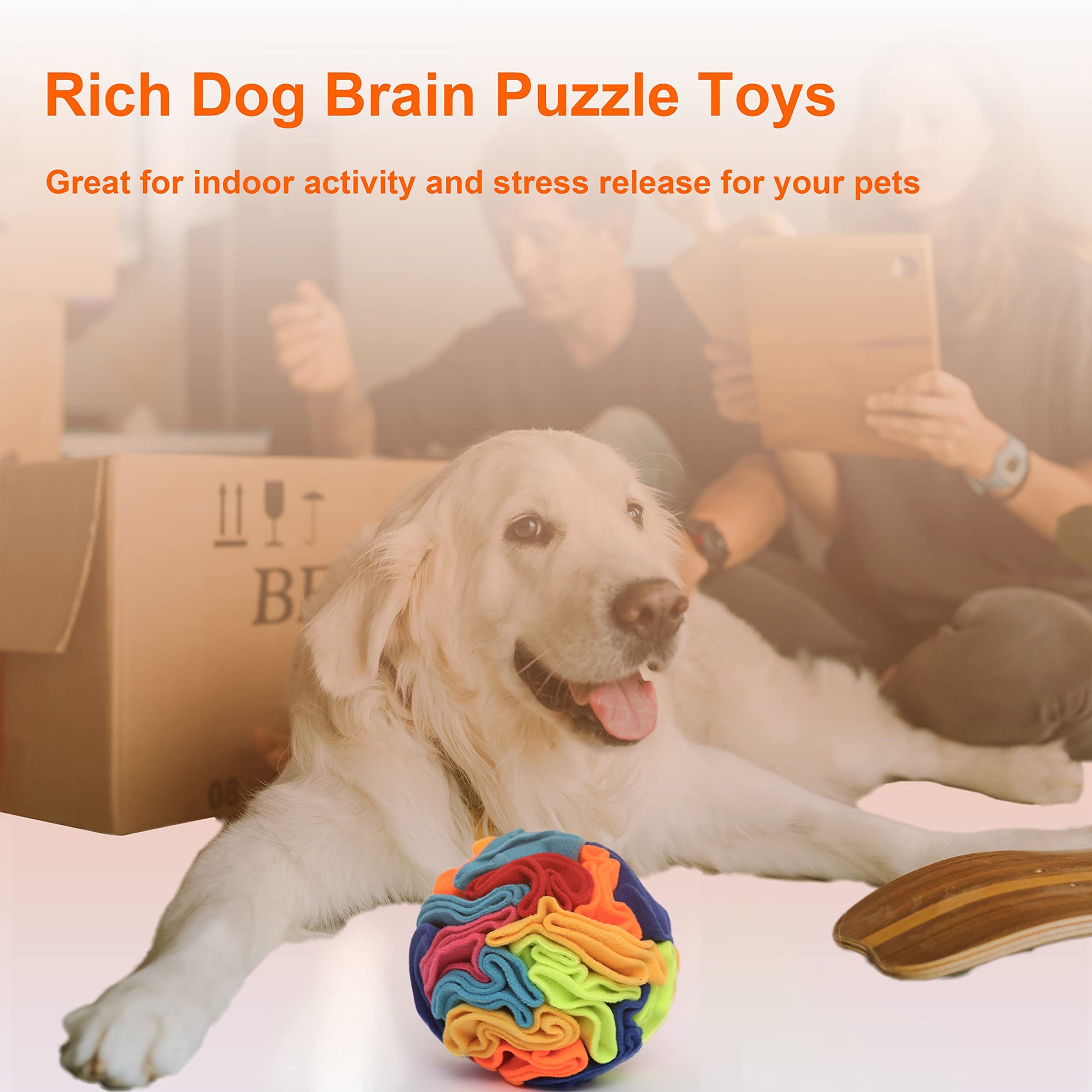Ablechien Snuffle Ball Snuffle Ball for Small Dogs, Interactive Ball