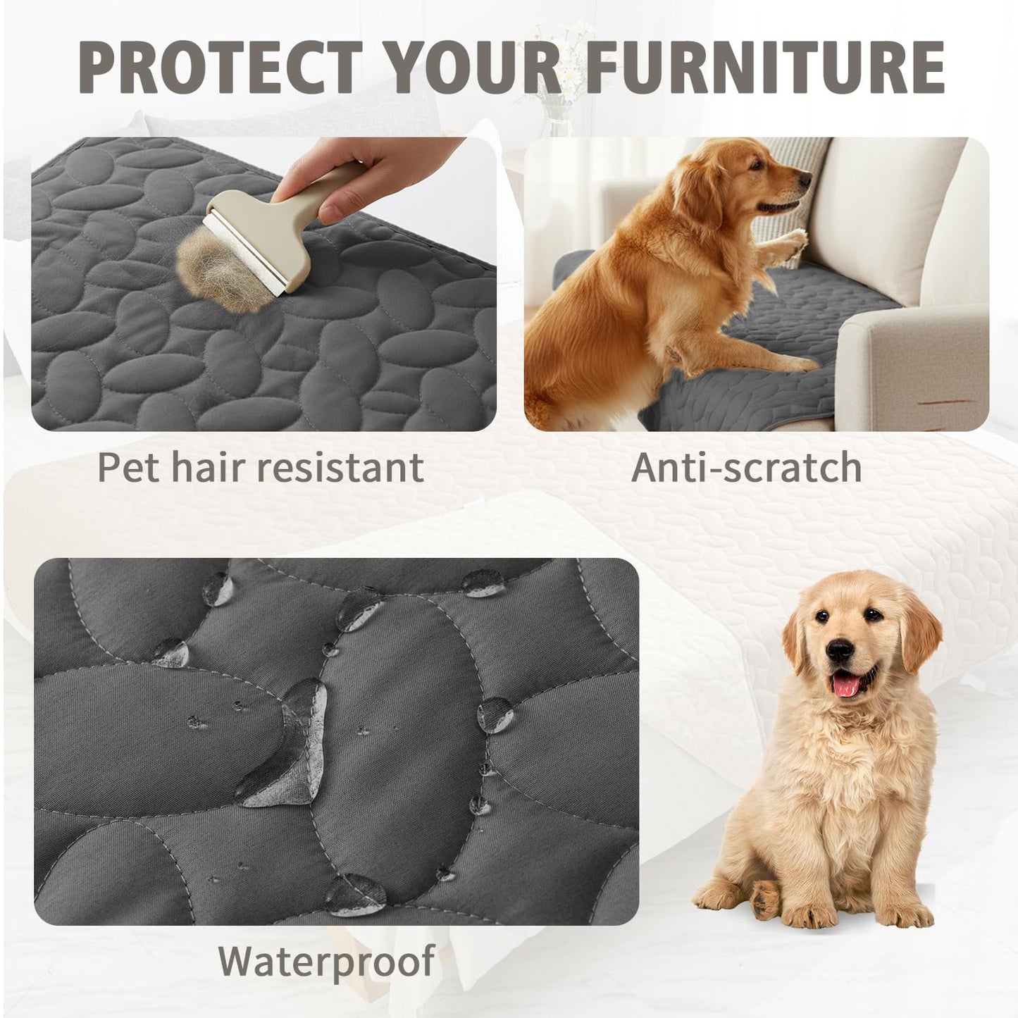 Ameritex Pet Bed Cover Dog Bed Blanket for Sofa and Furniture