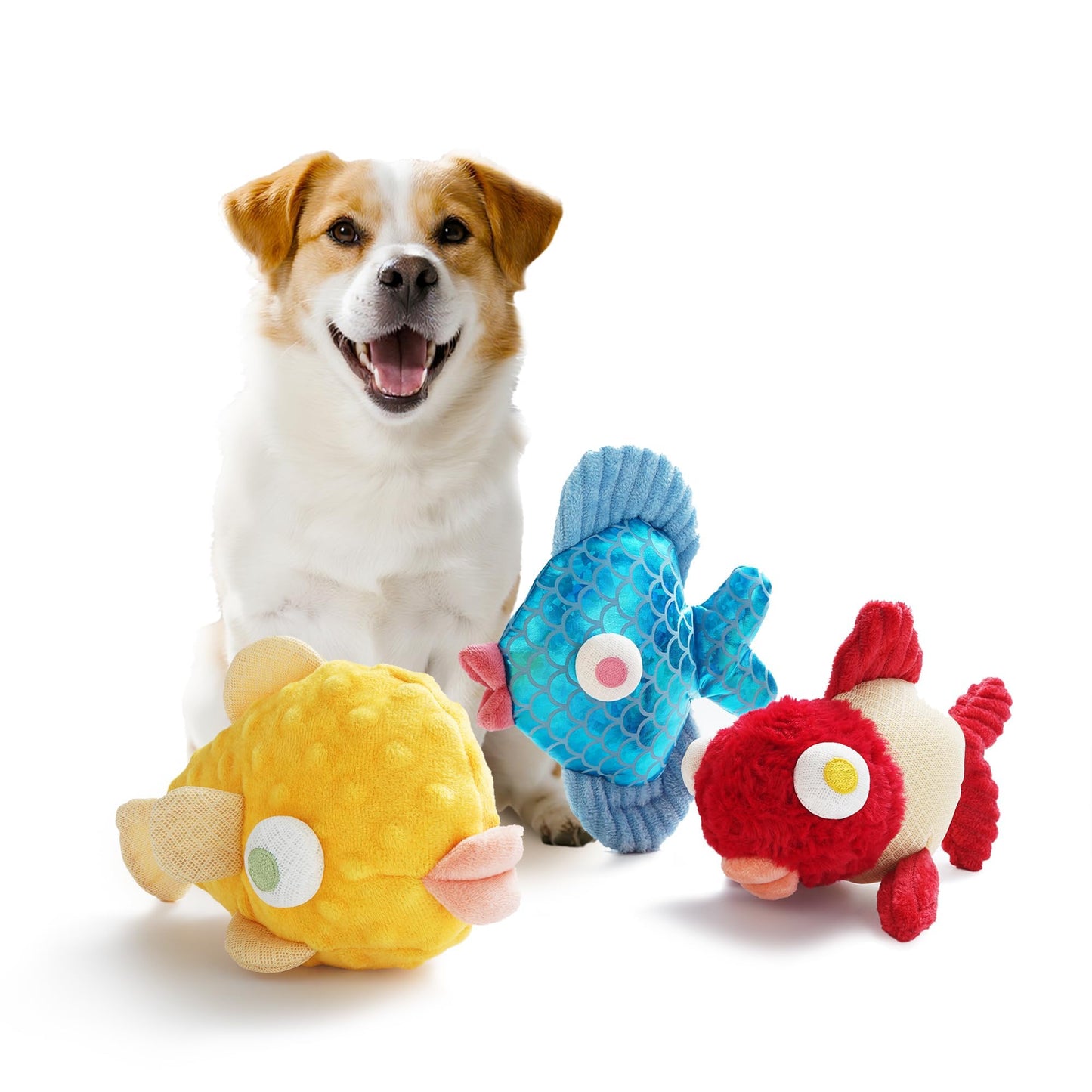 Nocciola Tough Dog Toys, Squeaky Dog Toys to Keep Dogs Busy with Toys
