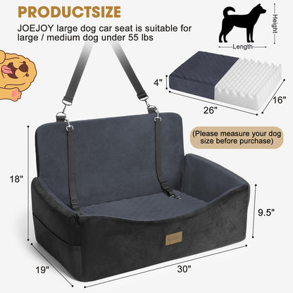 Dog Car Seat for Large Medium Sized Dogs Under Dog Booster Seat Seat