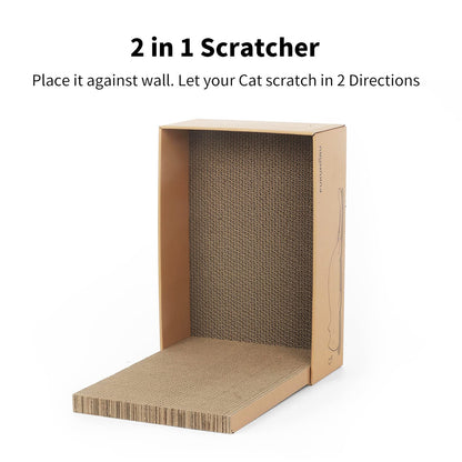 FUKUMARU 5 PCS Cat Scratching Boards, Width Ex-Large Cat Scratcher