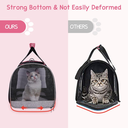 BurgeonNest Cat Carriers for Medium Puppy Under Pet Carrier
