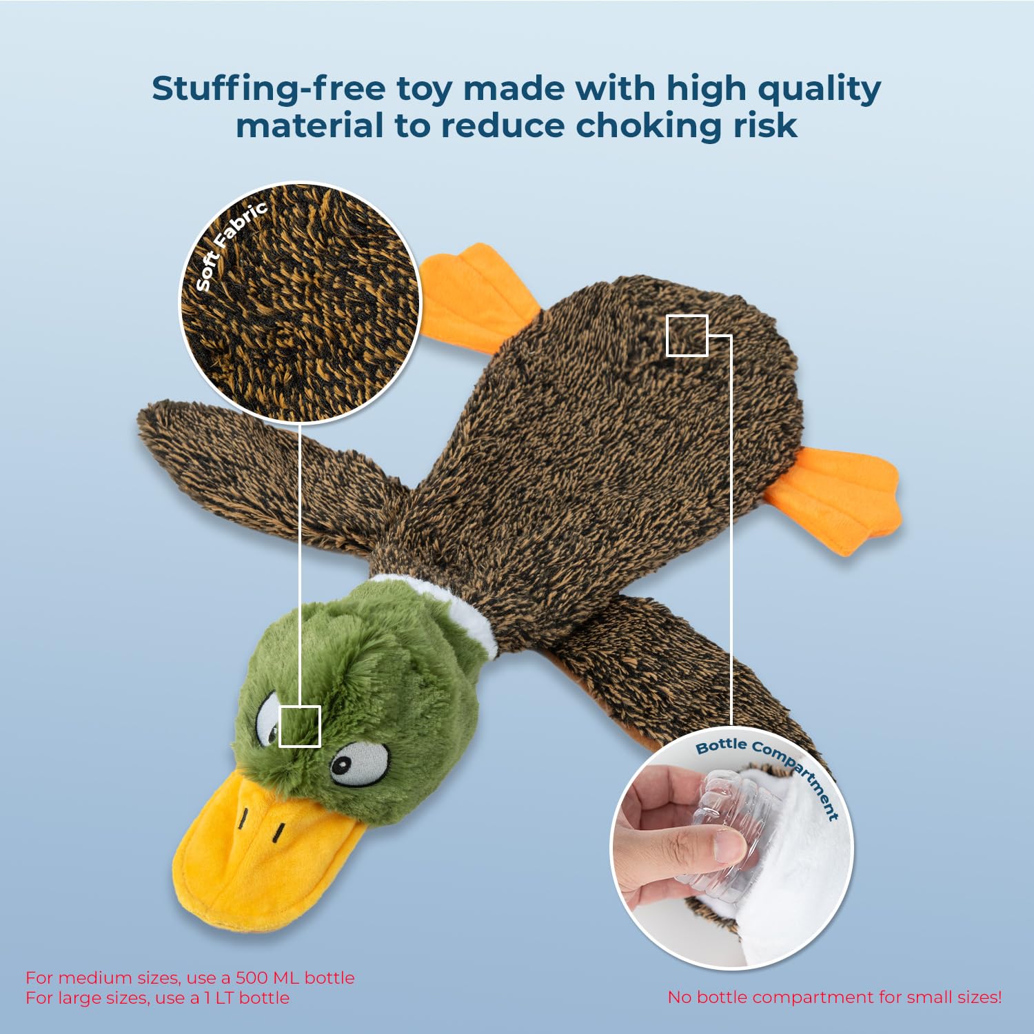 Best Pet Supplies Squeaky Dog Toys with Soft Durable Fabric Toys