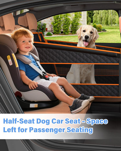Instraella Dog Car Seat for Large Dogs, Half Back Seat Extender Seat
