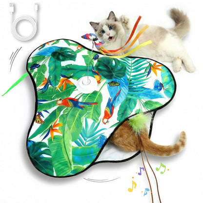 SDWUBQ Interactive Cat Toys Rechargeable,Moving Concealed Toys