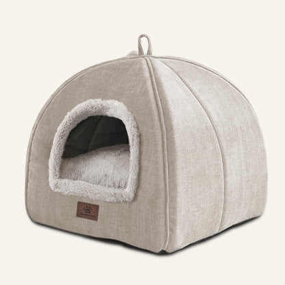 Cat Bed for Indoor Cats Cat House Cats Tent with Removable Bed