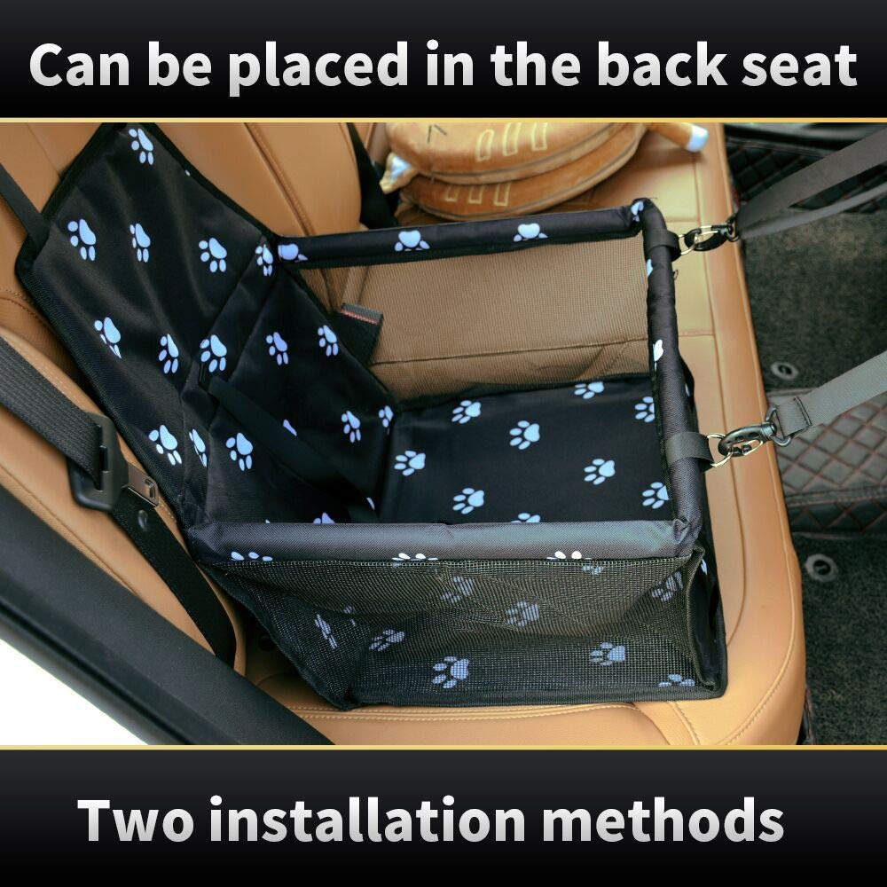 SWIHELP Dog Car Seat Puppy Portable Pet Booster Car Seat with Seat