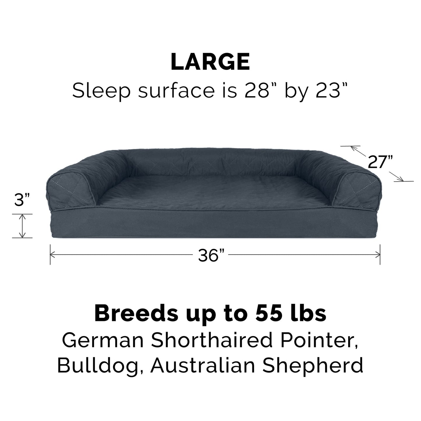 FurHaven Classic Sofa Orthopedic Dog Bed