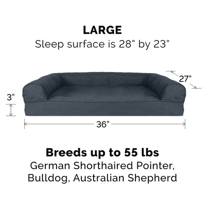 FurHaven Classic Sofa Orthopedic Dog Bed