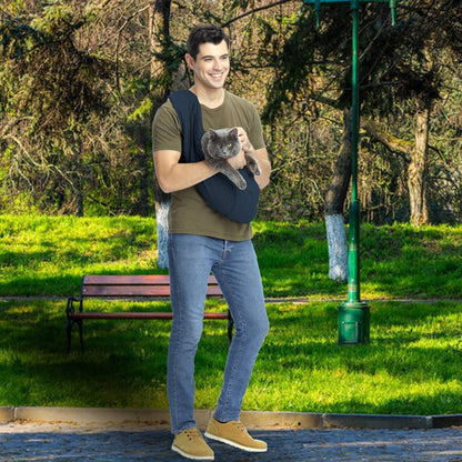 CUBY Dog and Cat Sling Carrier Hands Free Reversible Pet Papoose Bag
