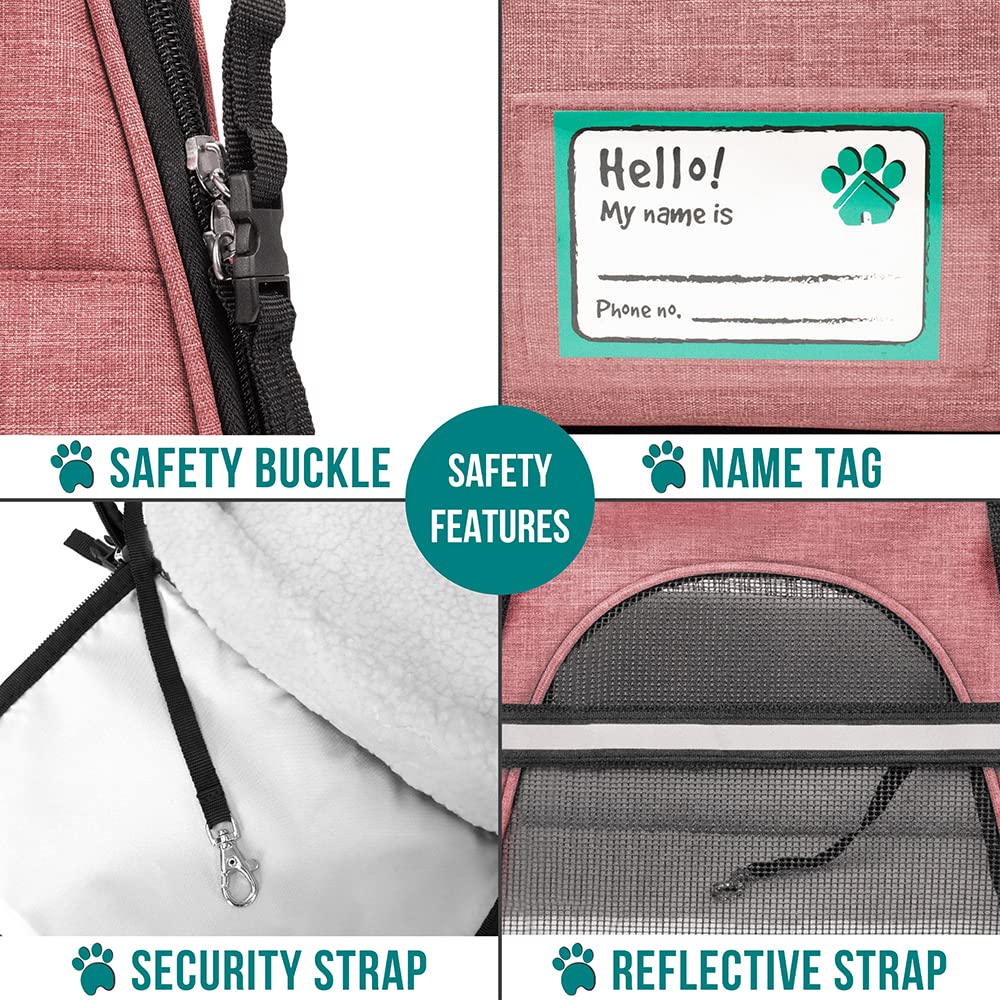 PetAmi Airline Approved Pet Carrier for Cat, Soft Sided Dog Carrier