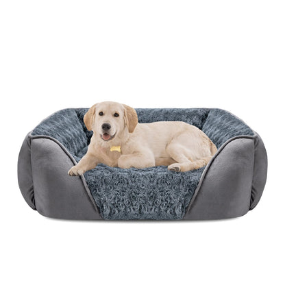 INVENHO Large Dog Bed for Large Medium Small Dogs, Rectangle Bed