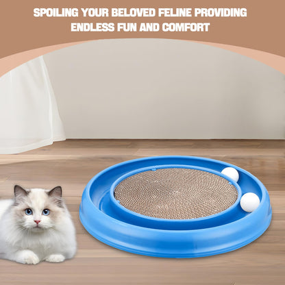 Peomliee Cat Scratching Board with Balls for Cats Grinding Claw, Balls