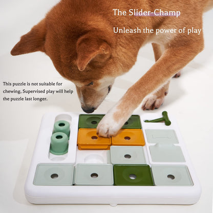 Barkwhiz Dog Puzzle Toy 3 Levels, Mental stimulating for Boredom Toy