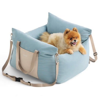 Lesure Small Dog Car Seat for Small Dogs Soft Dog Booster Seat Seat