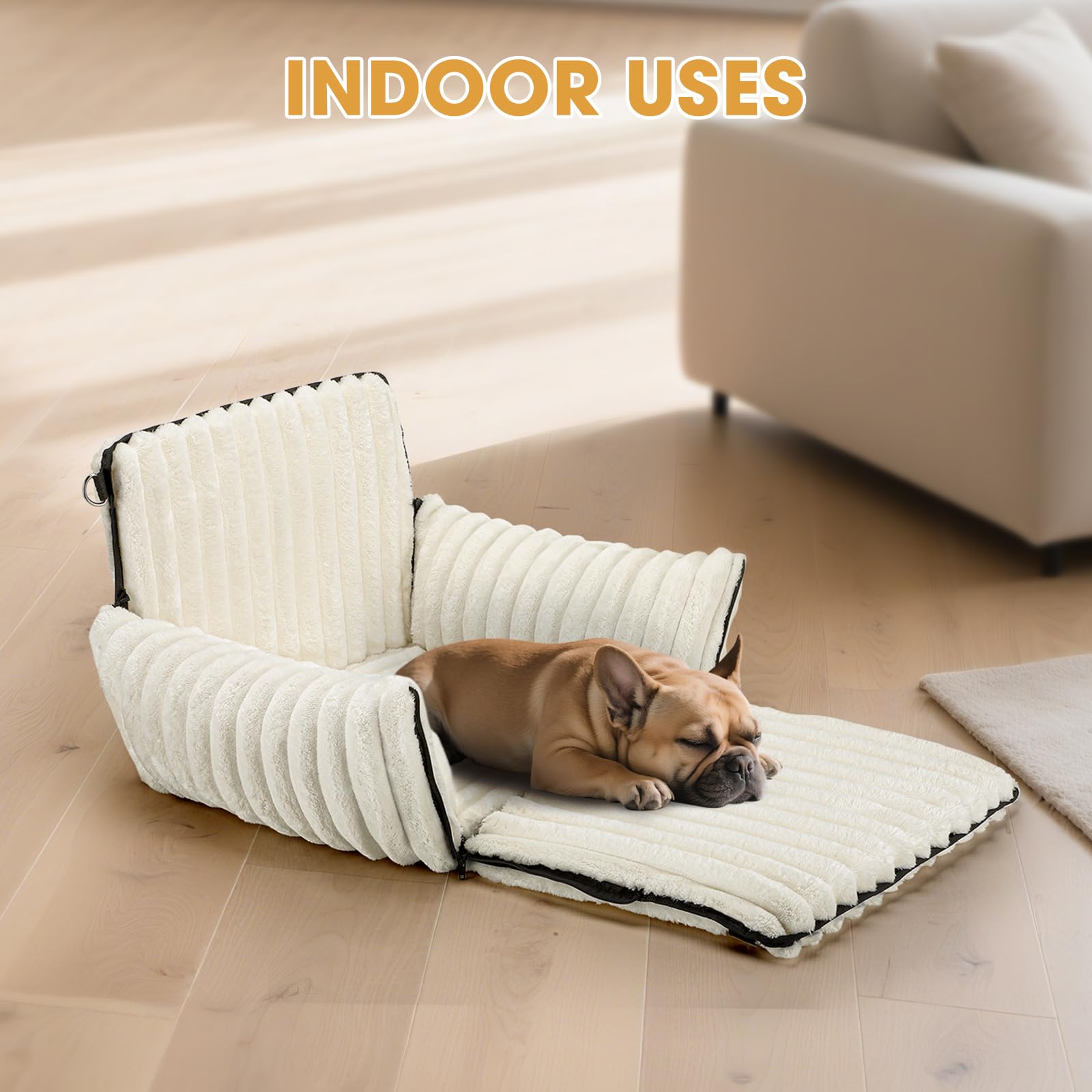 MIXJOY 6-in-1 Dog Car Seat for Small/Medium Dogs up Seat