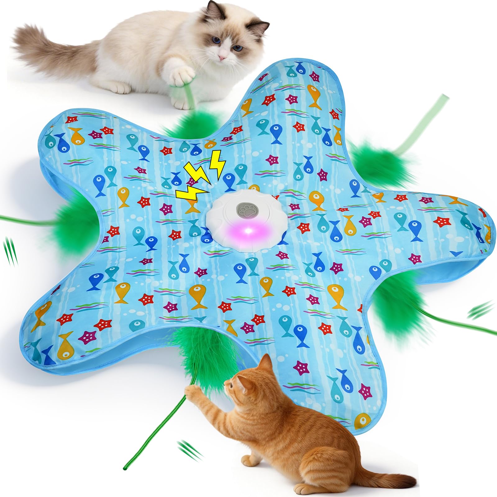 Duckart Interactive Cat Toy Hide and Seek Automatic Cat Toy