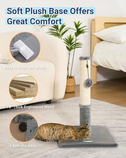 Happi N Pets Cat Scratching Post, Cat Scratcher for Indoor Scratcher
