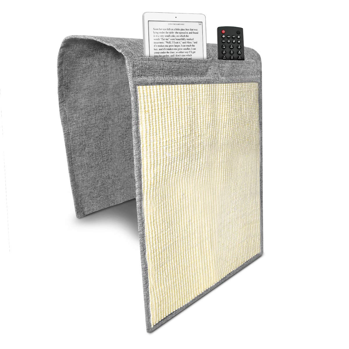 Navaris Cat Scratch Armrest Organizer Sisal Furniture Protector Mat