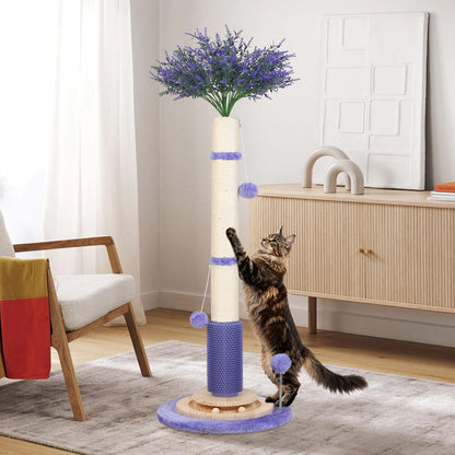Cat Scratching Post for Indoor Large Adults,45'' Tall Vertical Tree