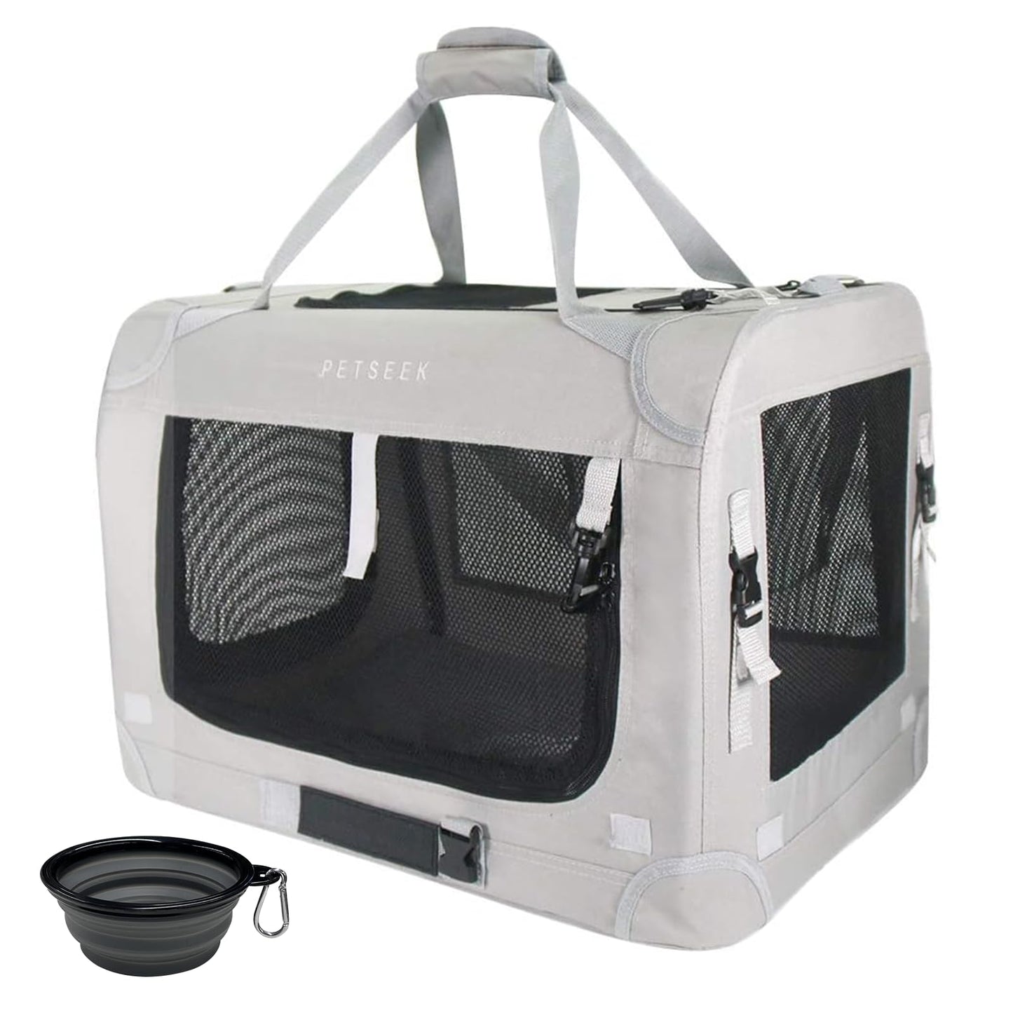 Petseek Extra Large Cat Carrier Soft Sided, Portable Small Dog Carrier
