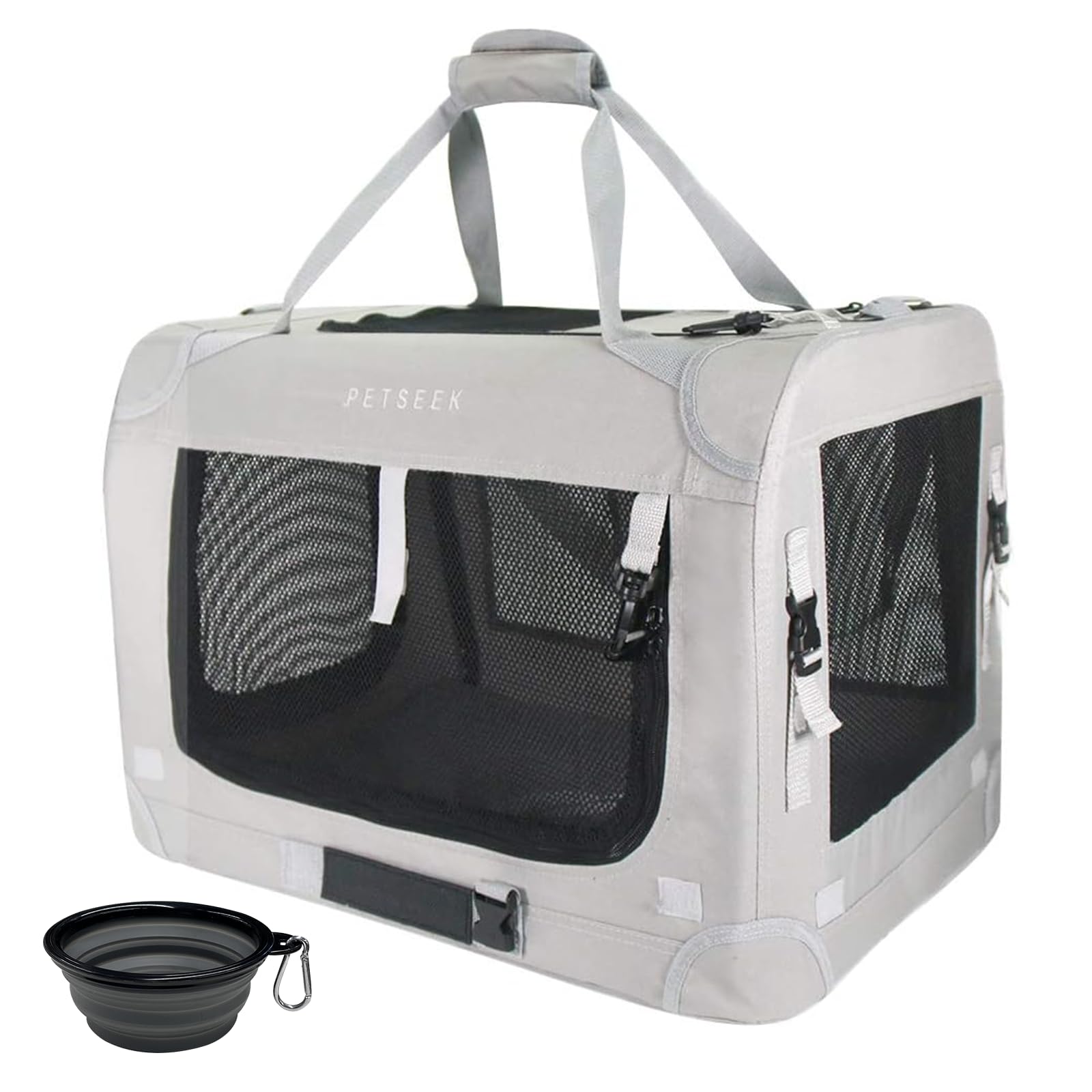 Petseek Extra Large Cat Carrier Soft Sided, Portable Small Dog Carrier