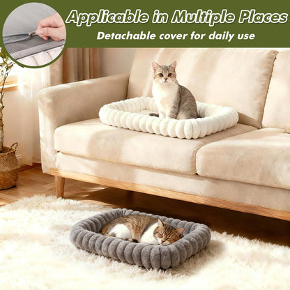 Zoratoo Cloud-Cuddle Cat Window Perch with 4-Sided Bolster, Zipper Bed