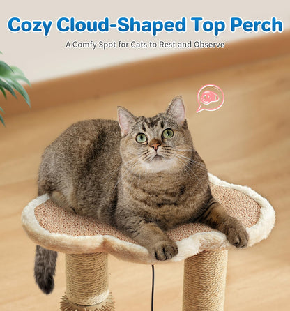 Made4Pets Cat Scratching Post, Cat Self Groomer for Indoor Scratcher