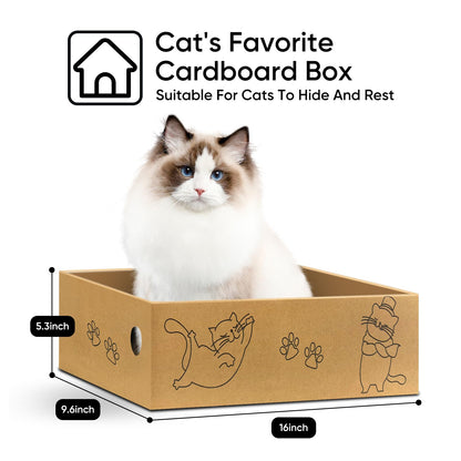 AGYM Cat Scratcher, 5 Packs in 1 Cardboard Box Cat Scratching Pad