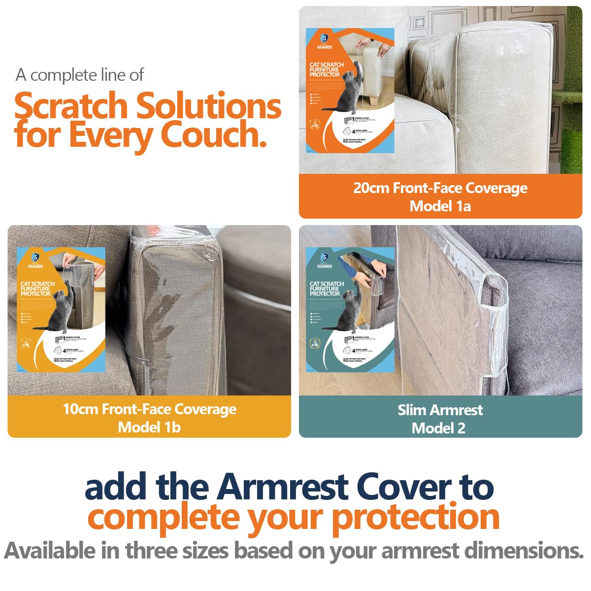 Cat Scratch Furniture Protector, 12-Pack Double-Sided Couch Furniture