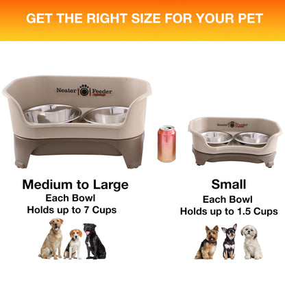 Neater Feeder Express Mess Proof Dog Bowls Elevated for Small Bowl