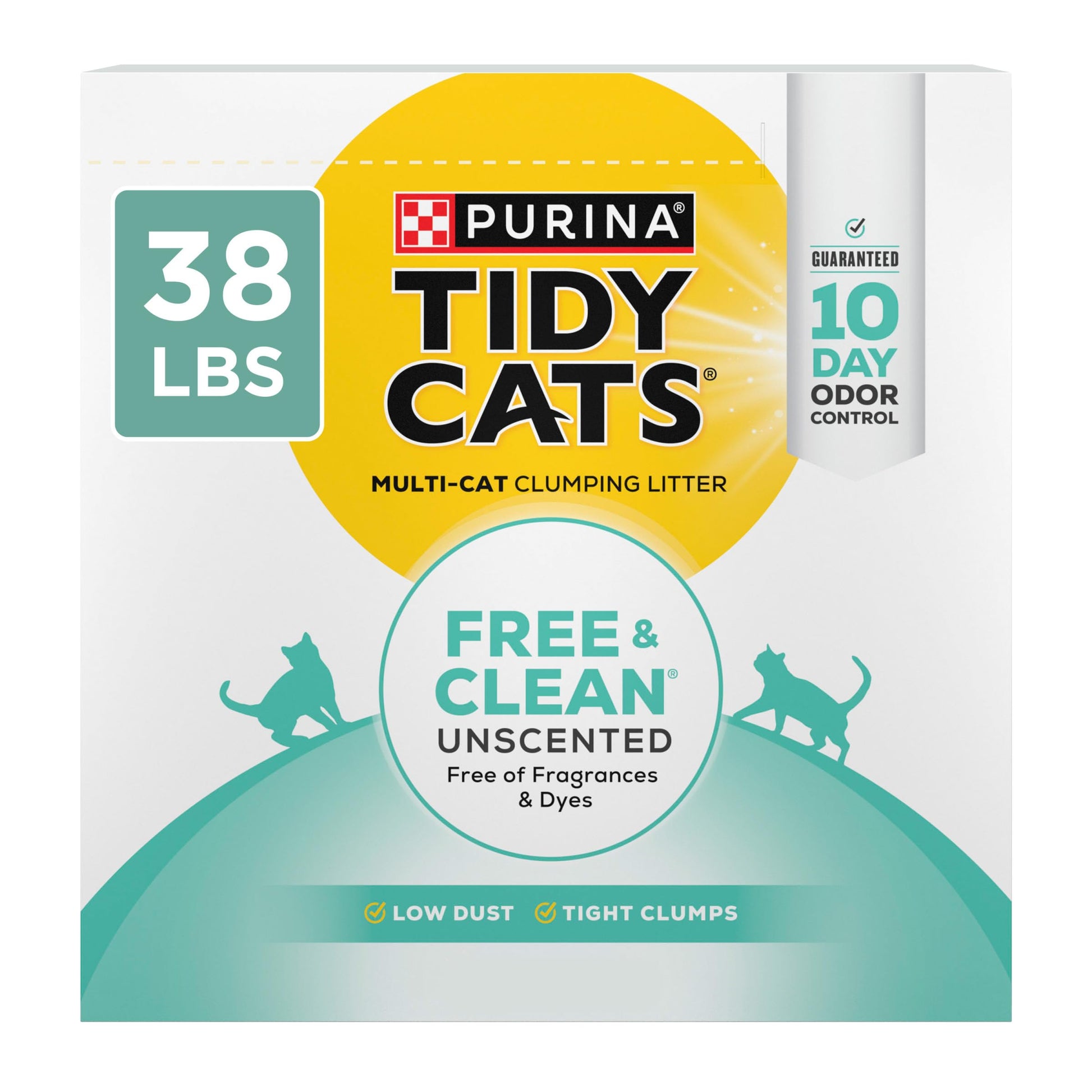 Purina Tidy Cats Free and Clean Unscented Cat Litter Box