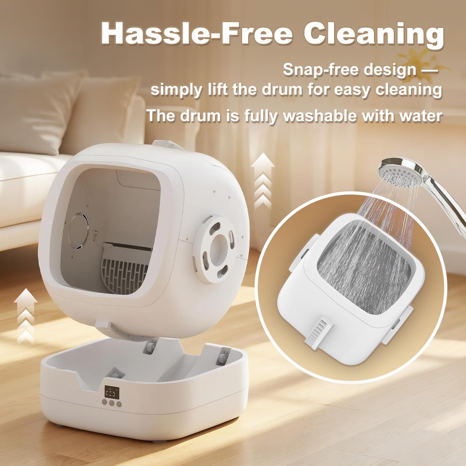 Mintakawa Automatic Cat Litter Box Self Cleaning APP Control Box