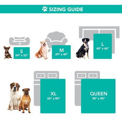 PetAmi Fluffy Waterproof Dog Blanket for Bed Large Dogs, Soft Crate