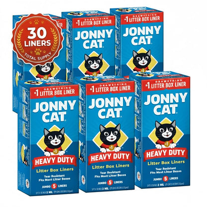 Jonny Cat Litter Box Liners: Heavy Duty Tear Leak Resistant Box