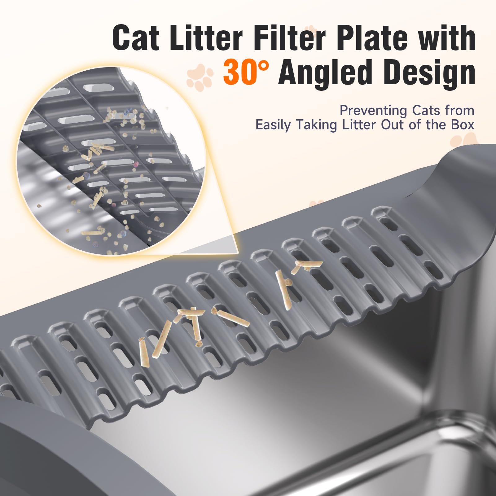 2PACK Stainless Steel Litter Boxes, Extra Large XL Odor Free Metal Box